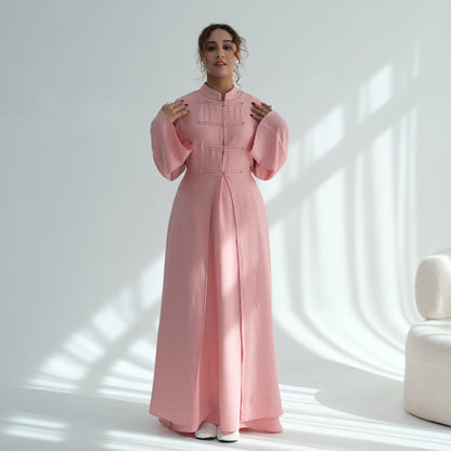 Classic Button Front Abaya – Elegant Everyday Modest Wear