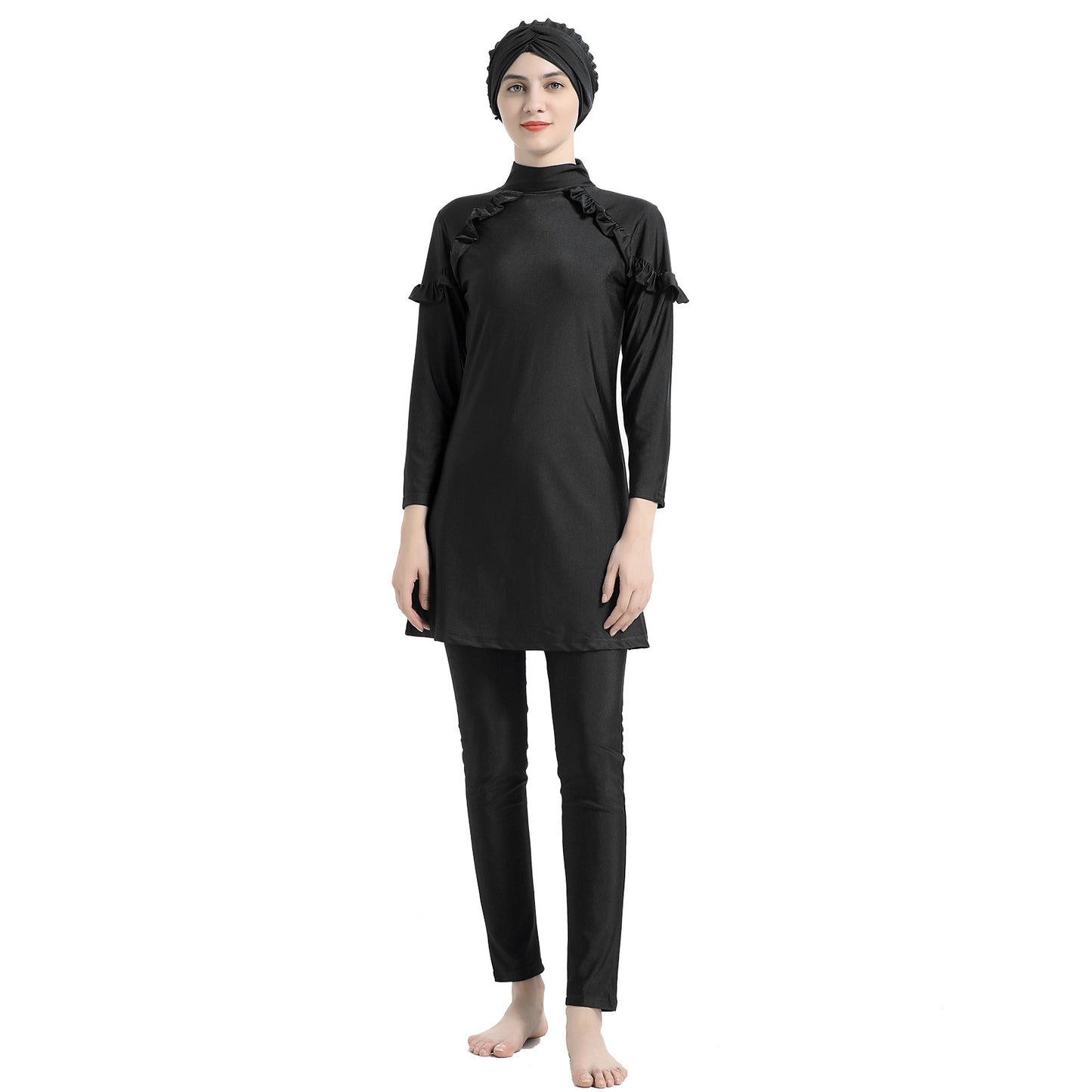 Modest Swimwear Set with Hijab – Summer Ready.