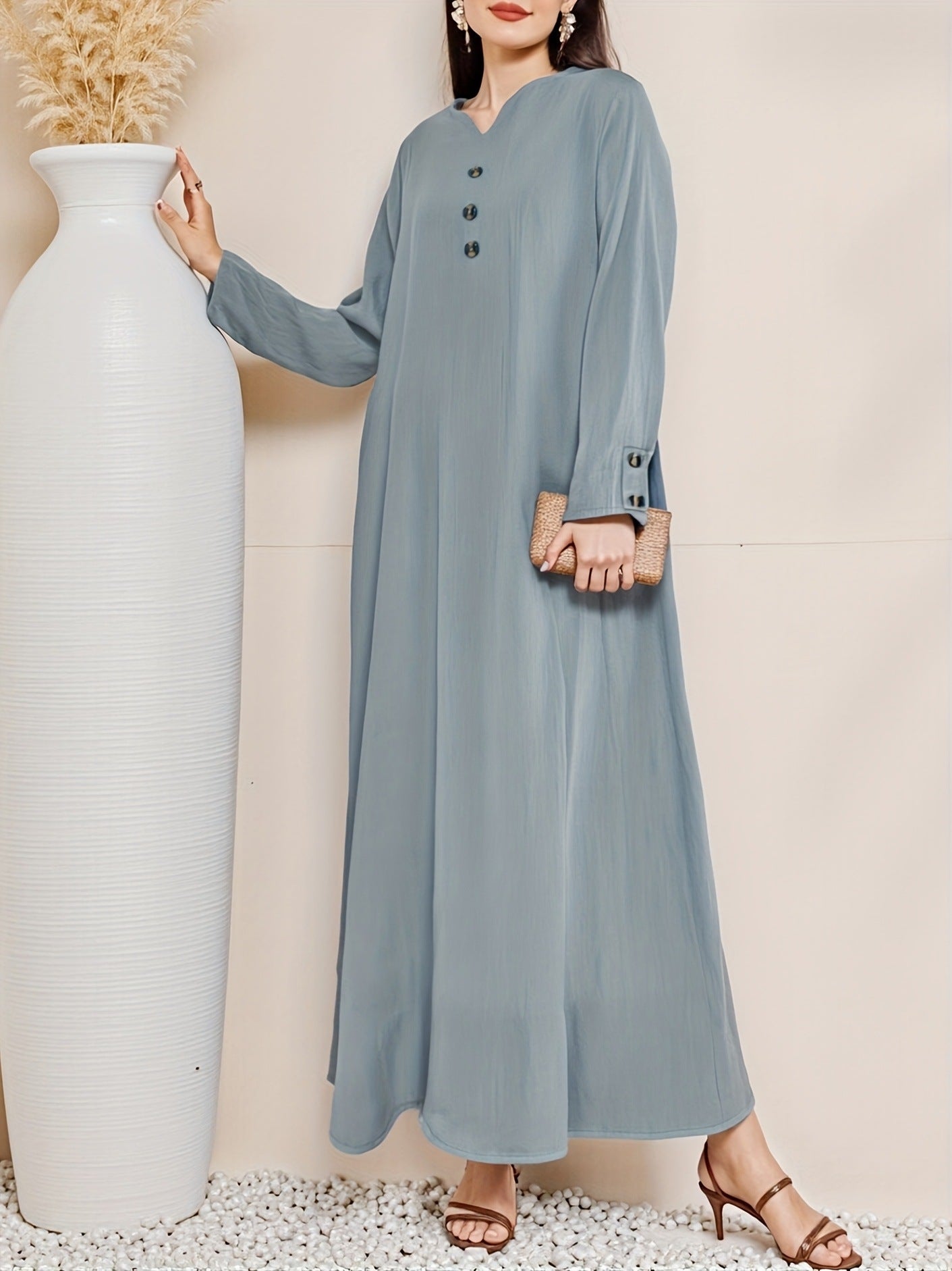 Abaya Textured Modest Style