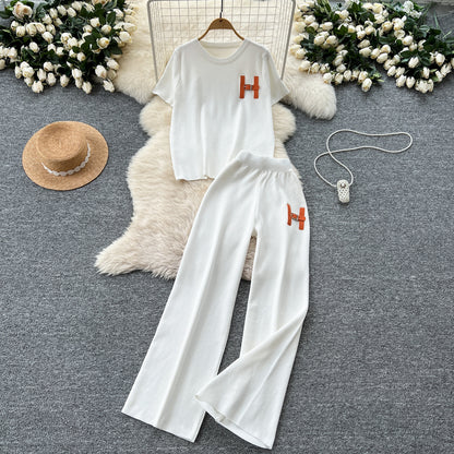 Elegant Two-Tone Knit  Set – Modest Chic Matching Outfit
