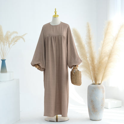 Breastfeeding Abaya: Comfortable Modest Full-Length Loose Fit Dress