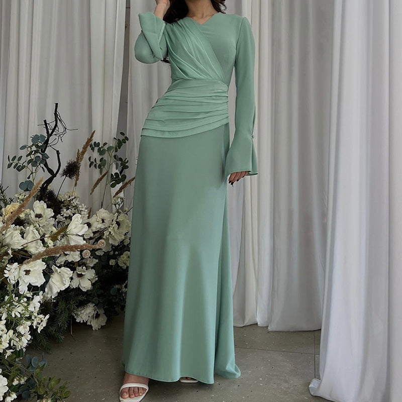 Mint Green Elegant Maxi Dress