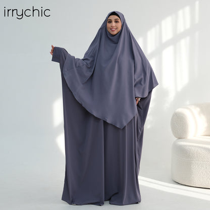 Prayer Abaya Set with Matching Khimar