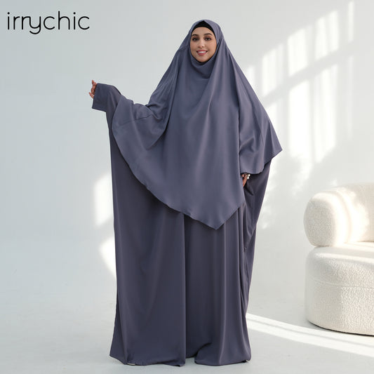 Prayer Abaya Set with Matching Khimar