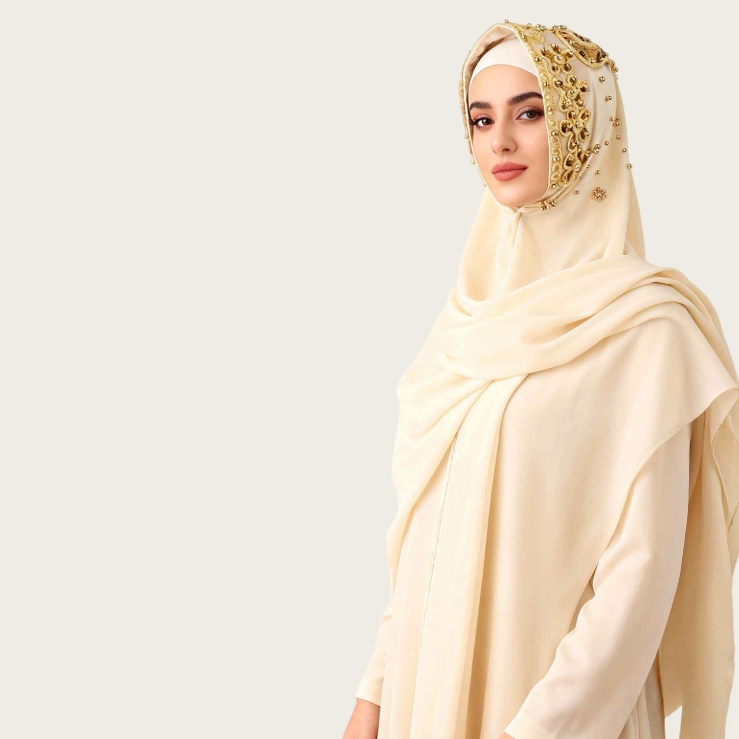 Simple, stylish, and versatile — this beautiful hijab