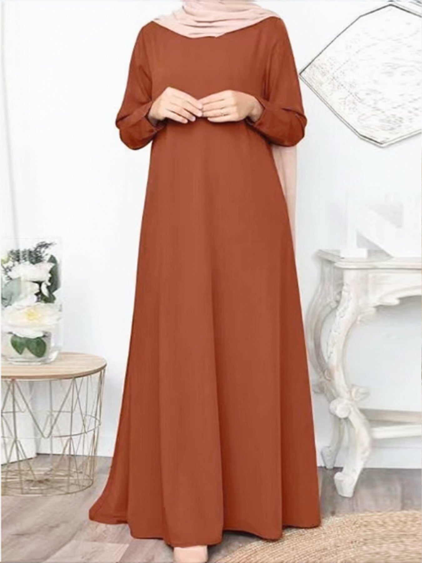 Simple Modest Maxi Dress