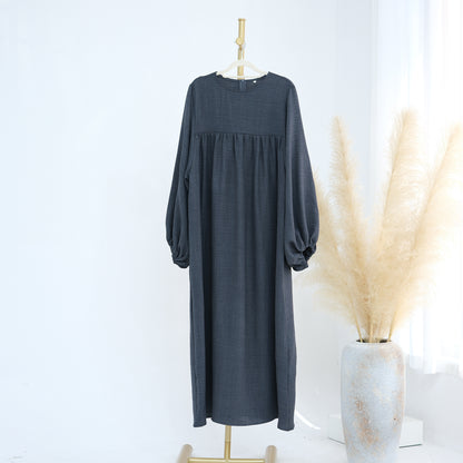 Breastfeeding Abaya: Comfortable Modest Full-Length Loose Fit Dress