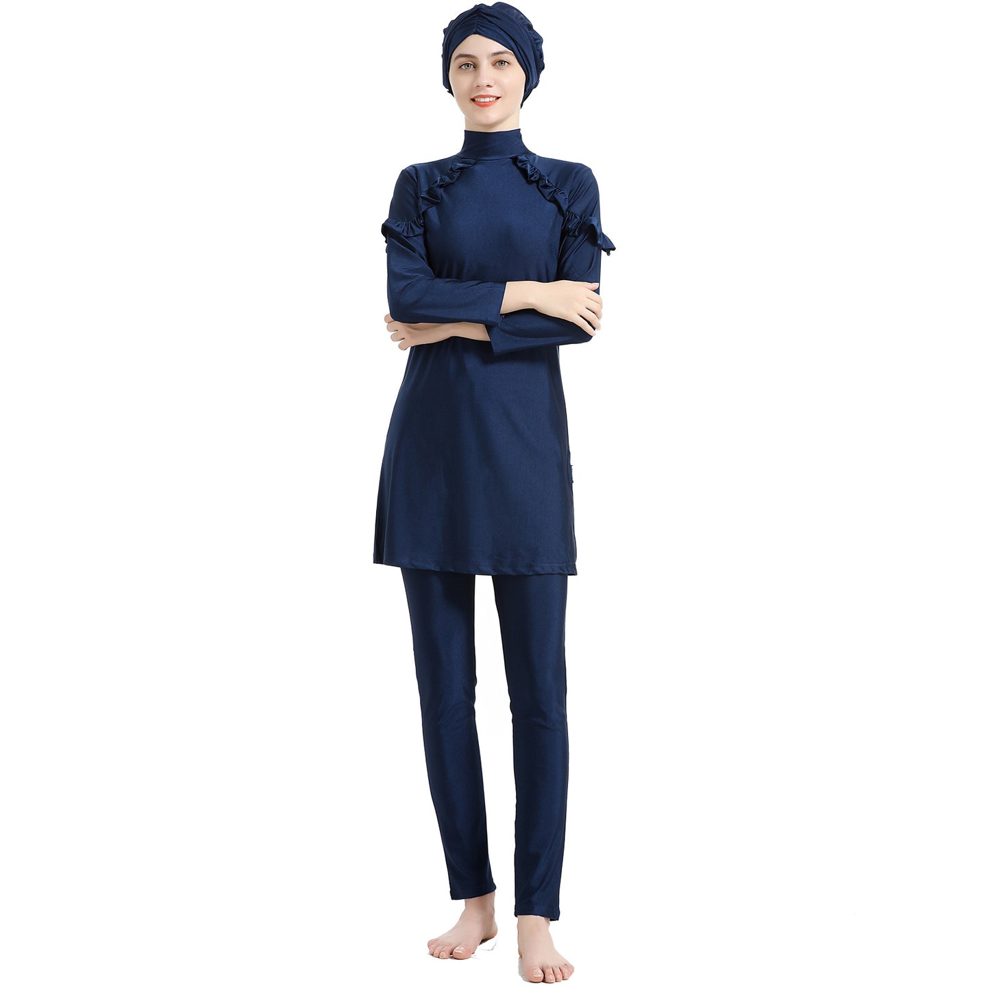 Modest Swimwear Set with Hijab – Summer Ready.