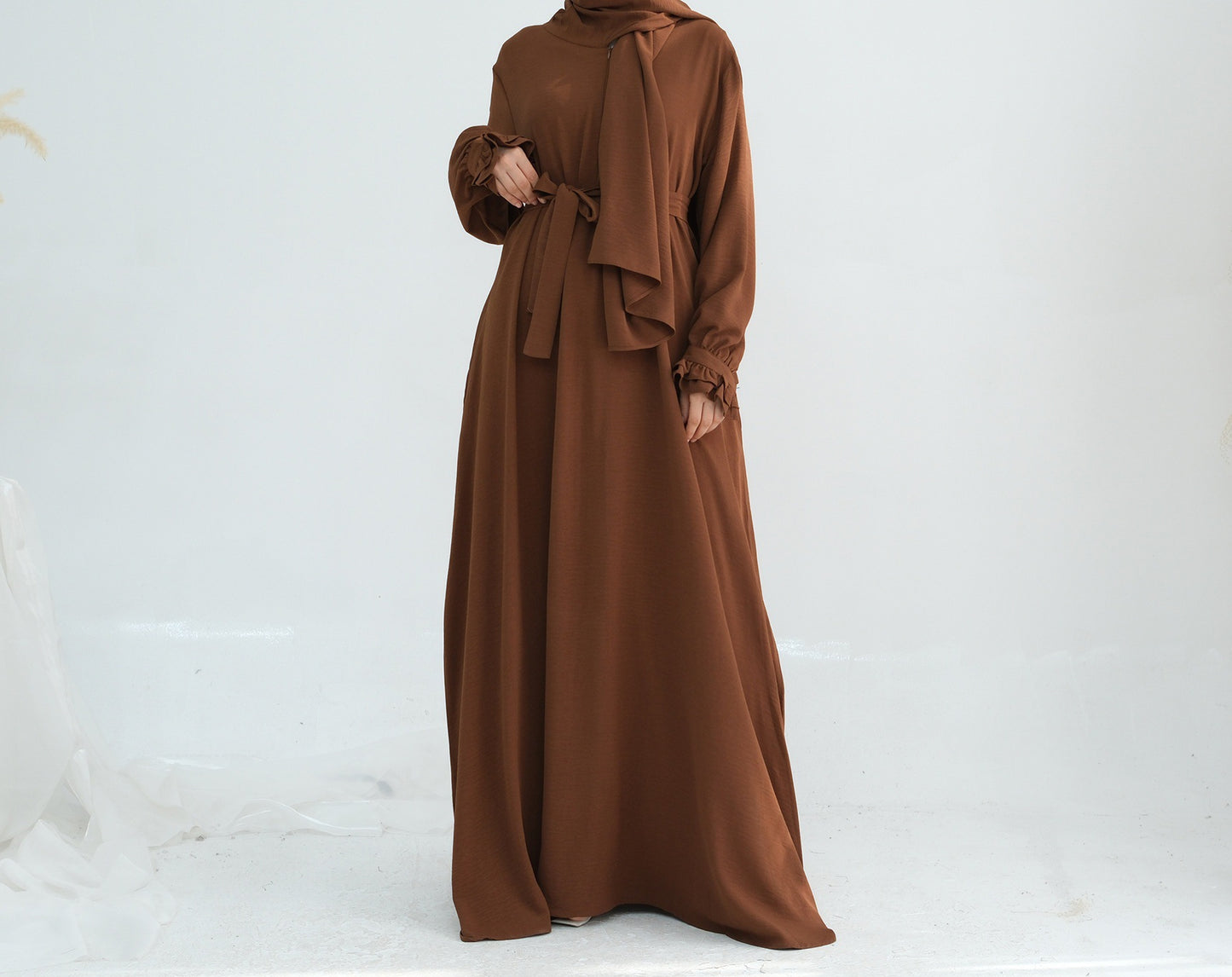 Elegant Loose-Fit Modest Abaya – Full-Length Islamic Dress