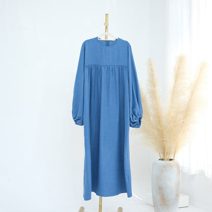 Breastfeeding Abaya: Comfortable Modest Full-Length Loose Fit Dress