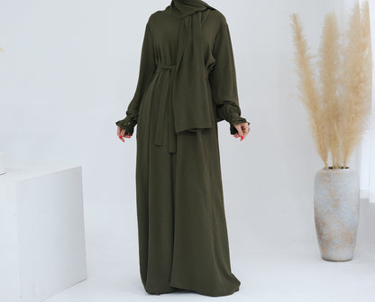 Elegant Loose-Fit Modest Abaya – Full-Length Islamic Dress