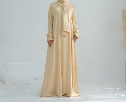 Elegant Loose-Fit Modest Abaya – Full-Length Islamic Dress