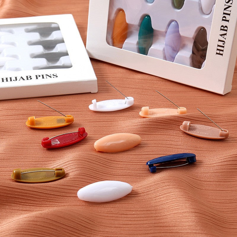 Secure Hijab Fastening Pins – Multi Color Set