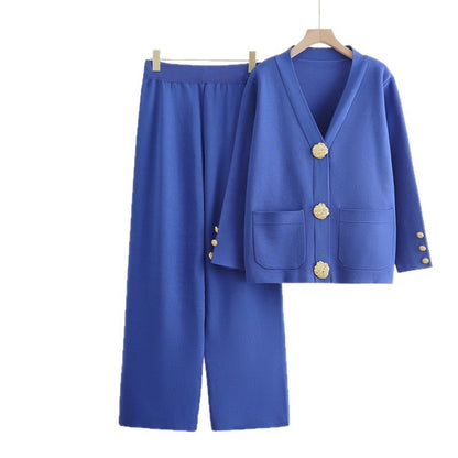 Elegant Two-Tone Knit  Set – Modest Chic Matching Outfit