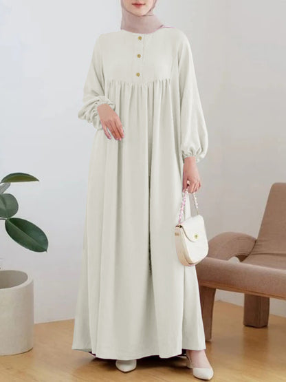 Elegant Modest Maxi Abaya Dress