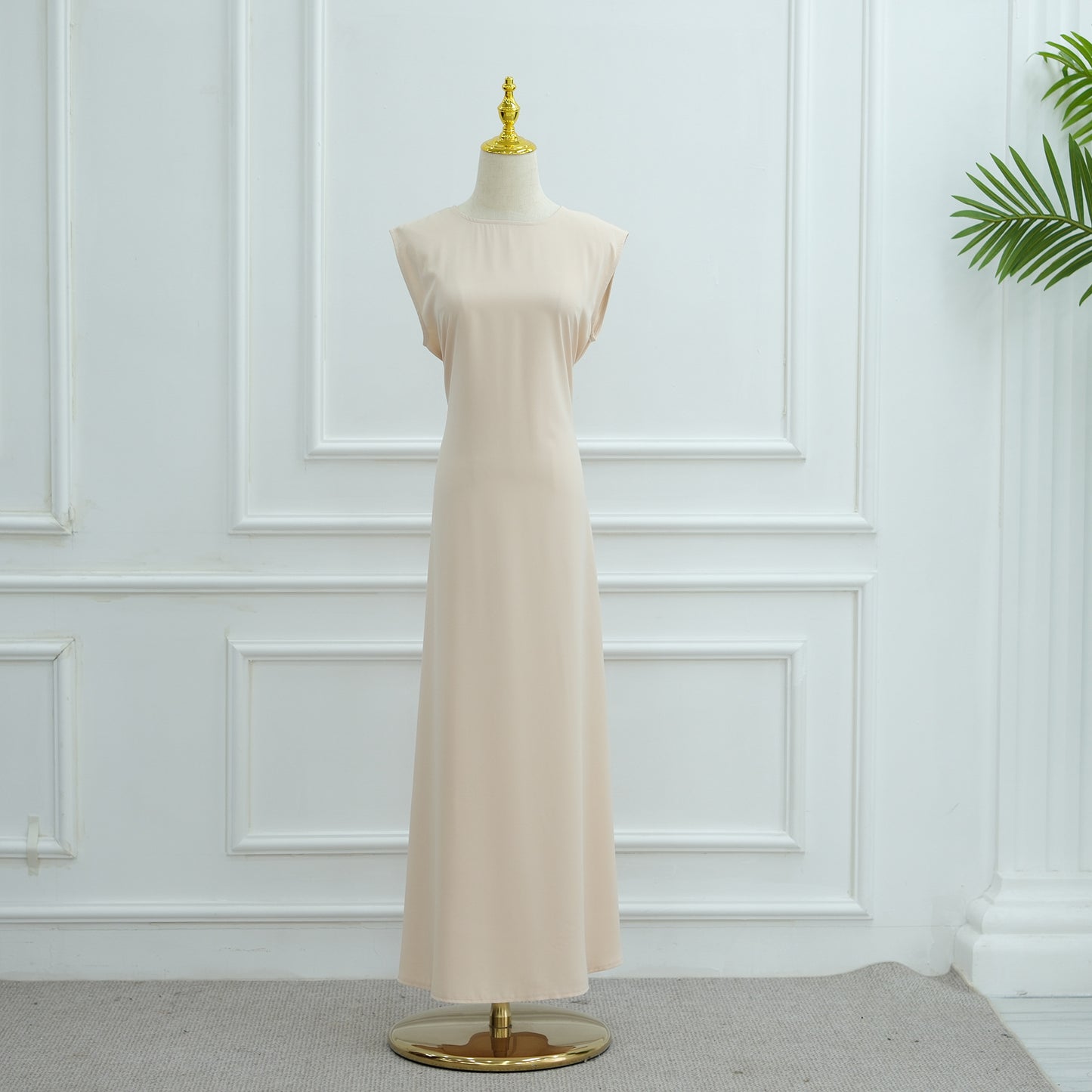 Elegant Cotton Maxi Dress – Lightweight Summer