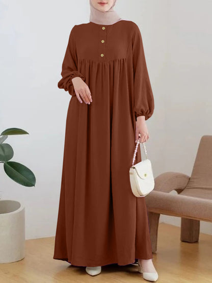 Elegant Modest Maxi Abaya Dress
