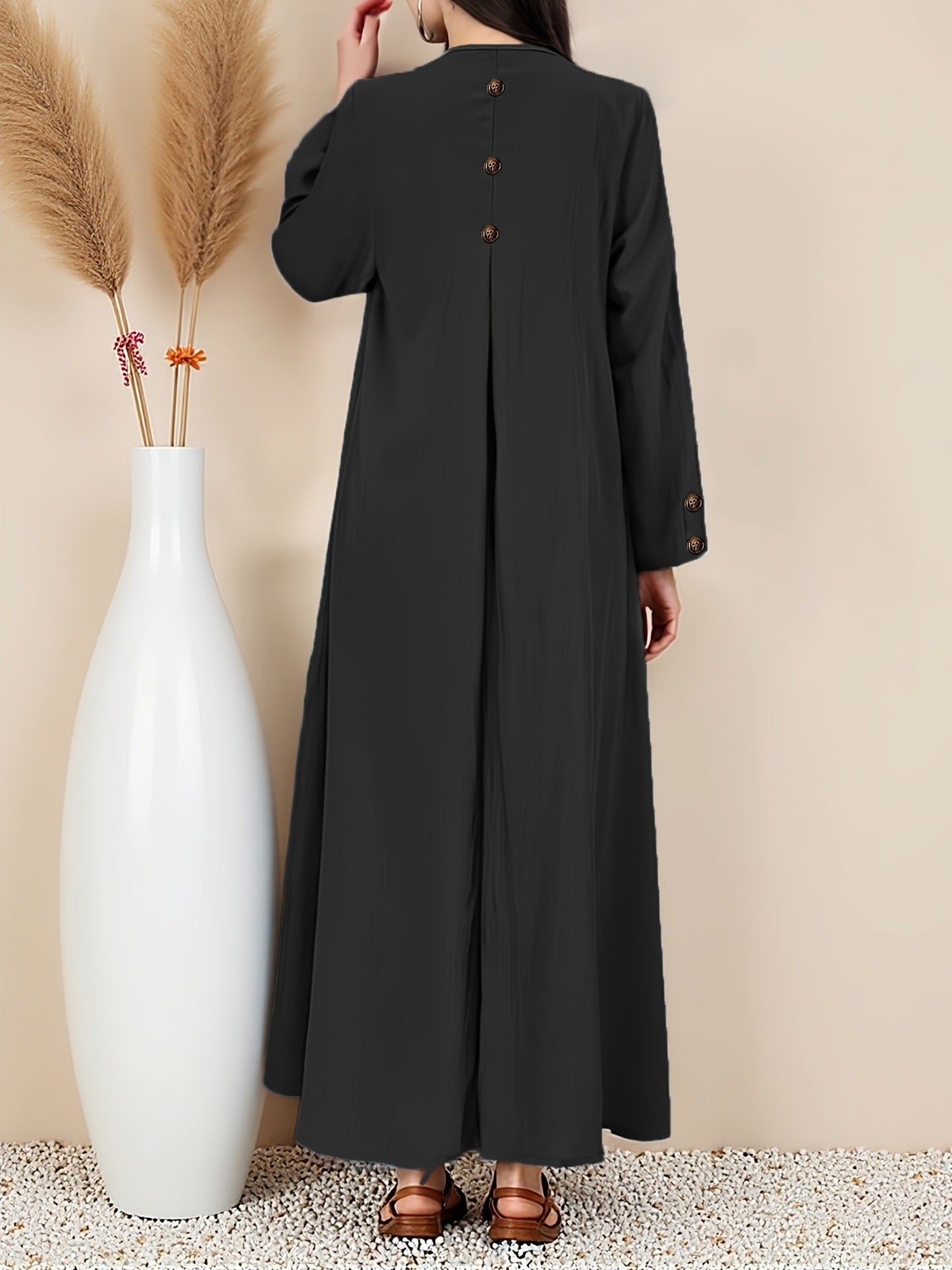 Abaya Textured Modest Style