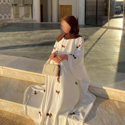 A timeless abaya designed for effortless elegance and comfort.