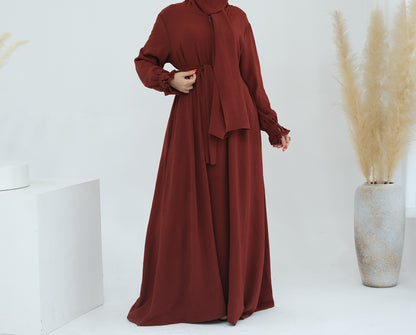 Elegant Loose-Fit Modest Abaya – Full-Length Islamic Dress