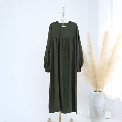Breastfeeding Abaya: Comfortable Modest Full-Length Loose Fit Dress