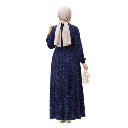 Abaya – Elegant Modest Dress with Tie Neck.