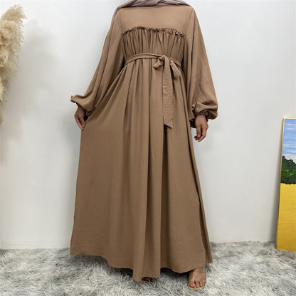 Elegant Pleated Abaya