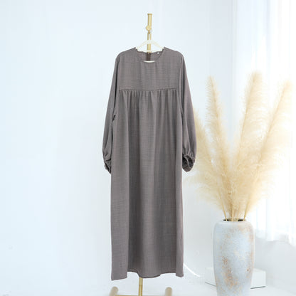 Breastfeeding Abaya: Comfortable Modest Full-Length Loose Fit Dress