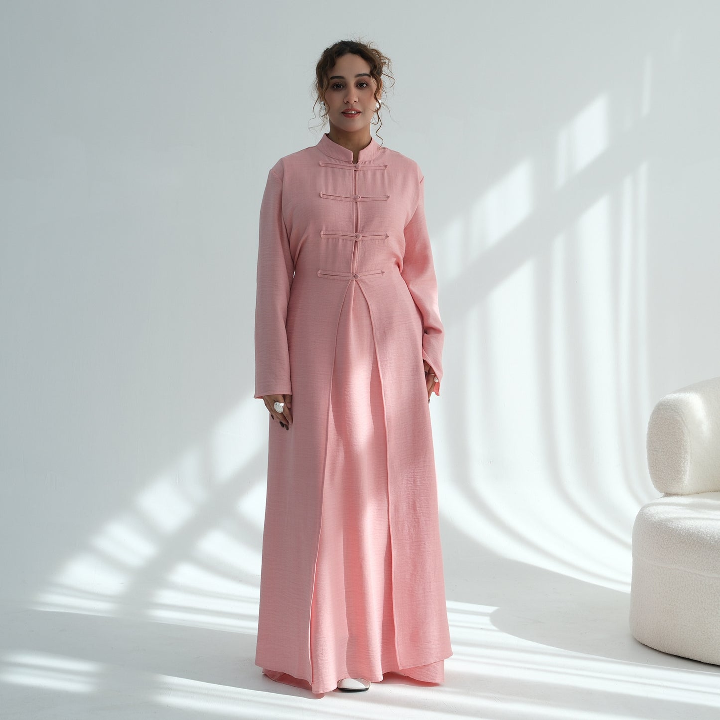 Classic Button Front Abaya – Elegant Everyday Modest Wear