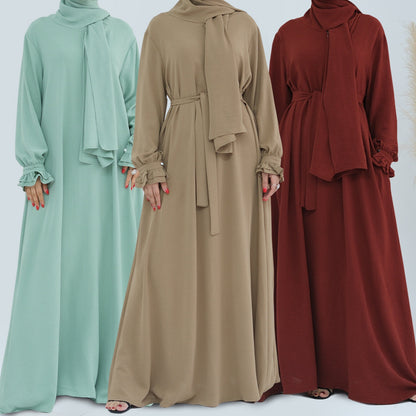 Elegant Loose-Fit Modest Abaya – Full-Length Islamic Dress