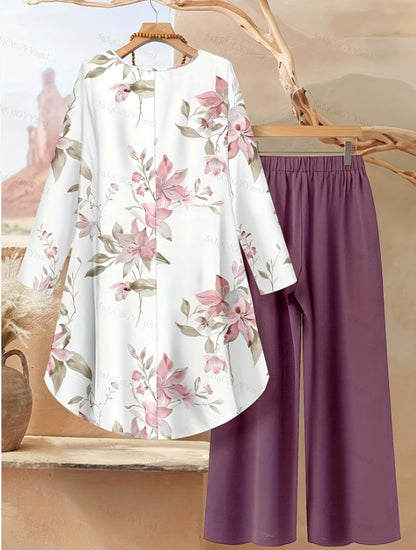 Two-Piece Suit Long-Sleeved Pants