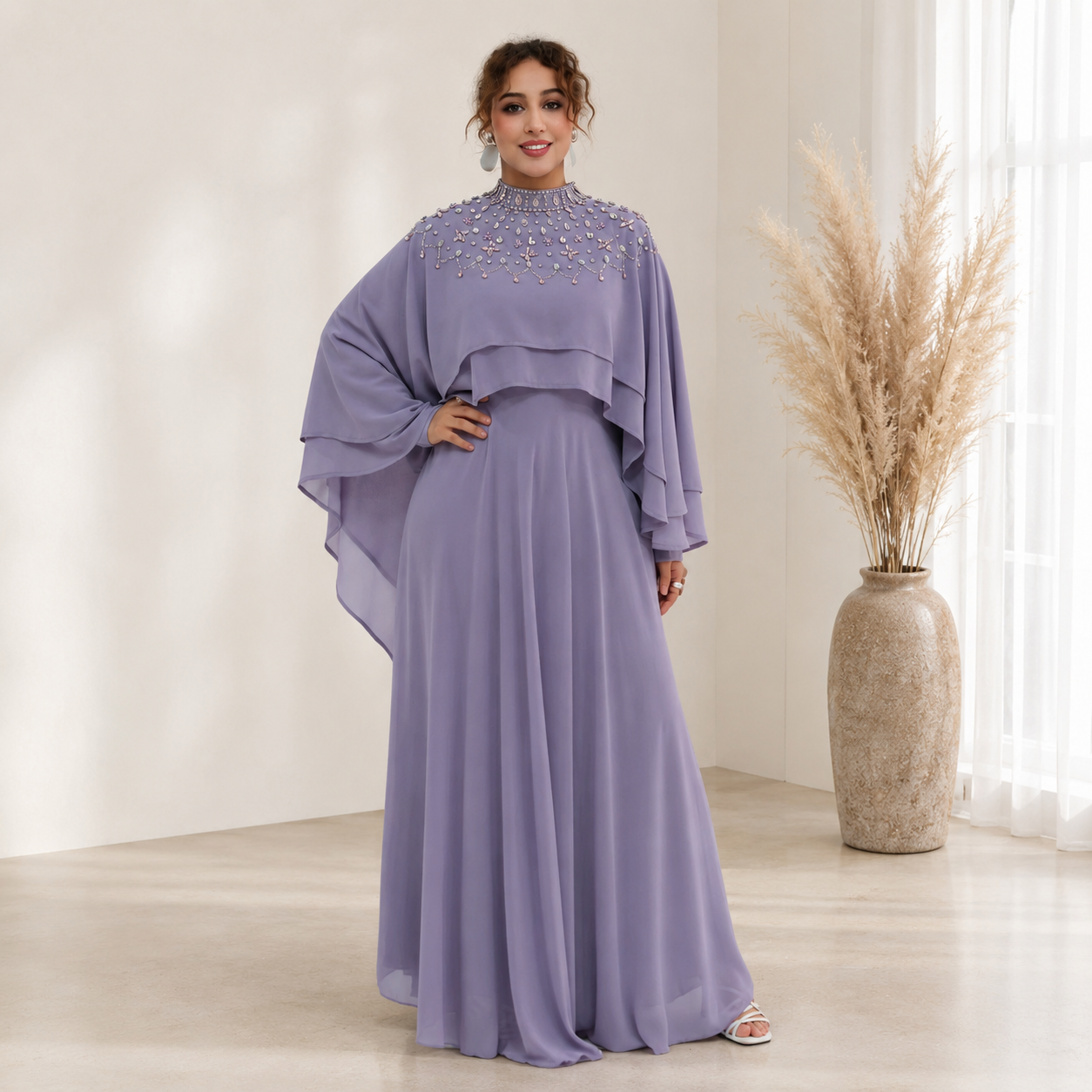 Abaya for | Dubai Style Maxi Dress | Elegant Modest Islamic Dress | Eid, Ramadan & Party Wear