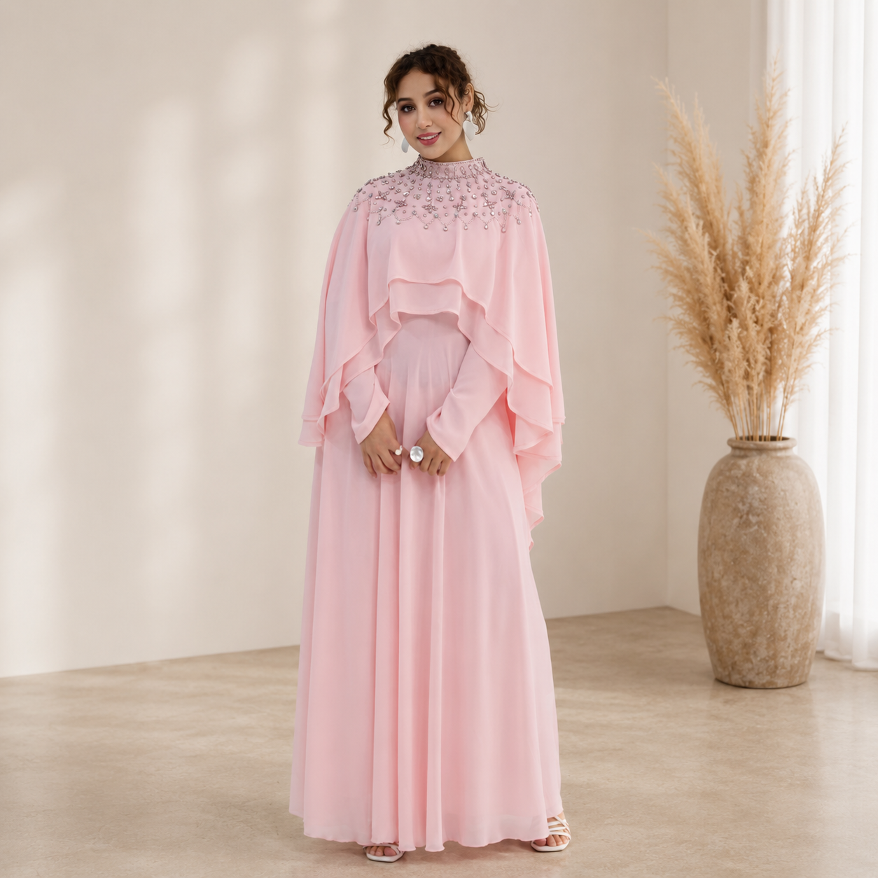 Abaya for | Dubai Style Maxi Dress | Elegant Modest Islamic Dress | Eid, Ramadan & Party Wear