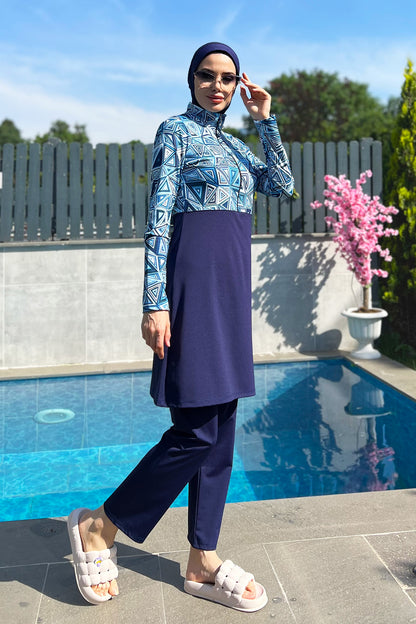 Turquoise Tetra Burkini