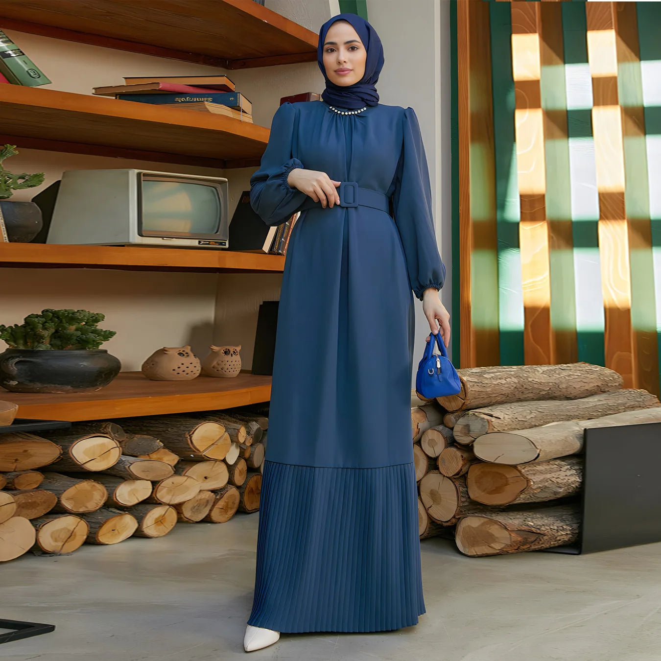 Elegant Ruffle Abaya