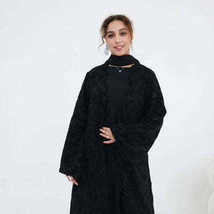Elegant Lace Abaya Dress
