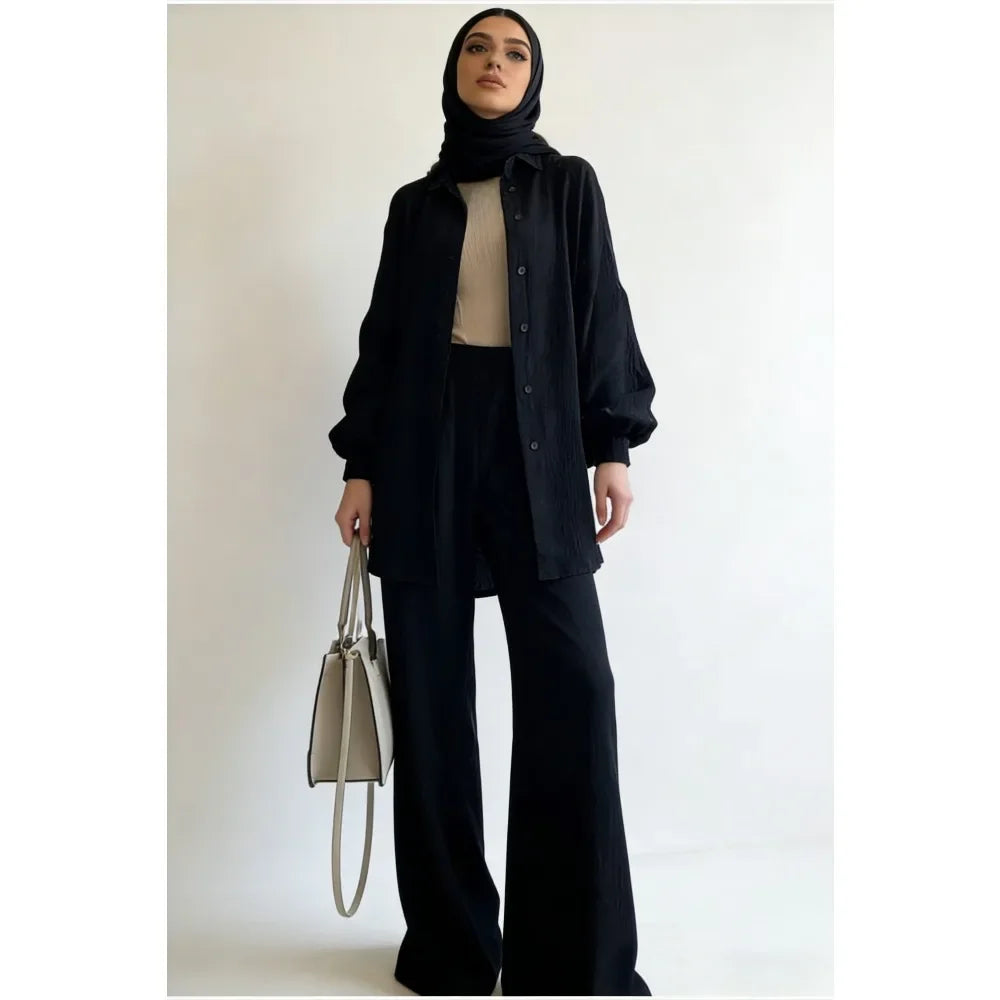Elegant  Two-Piece Modest Outfit for Women