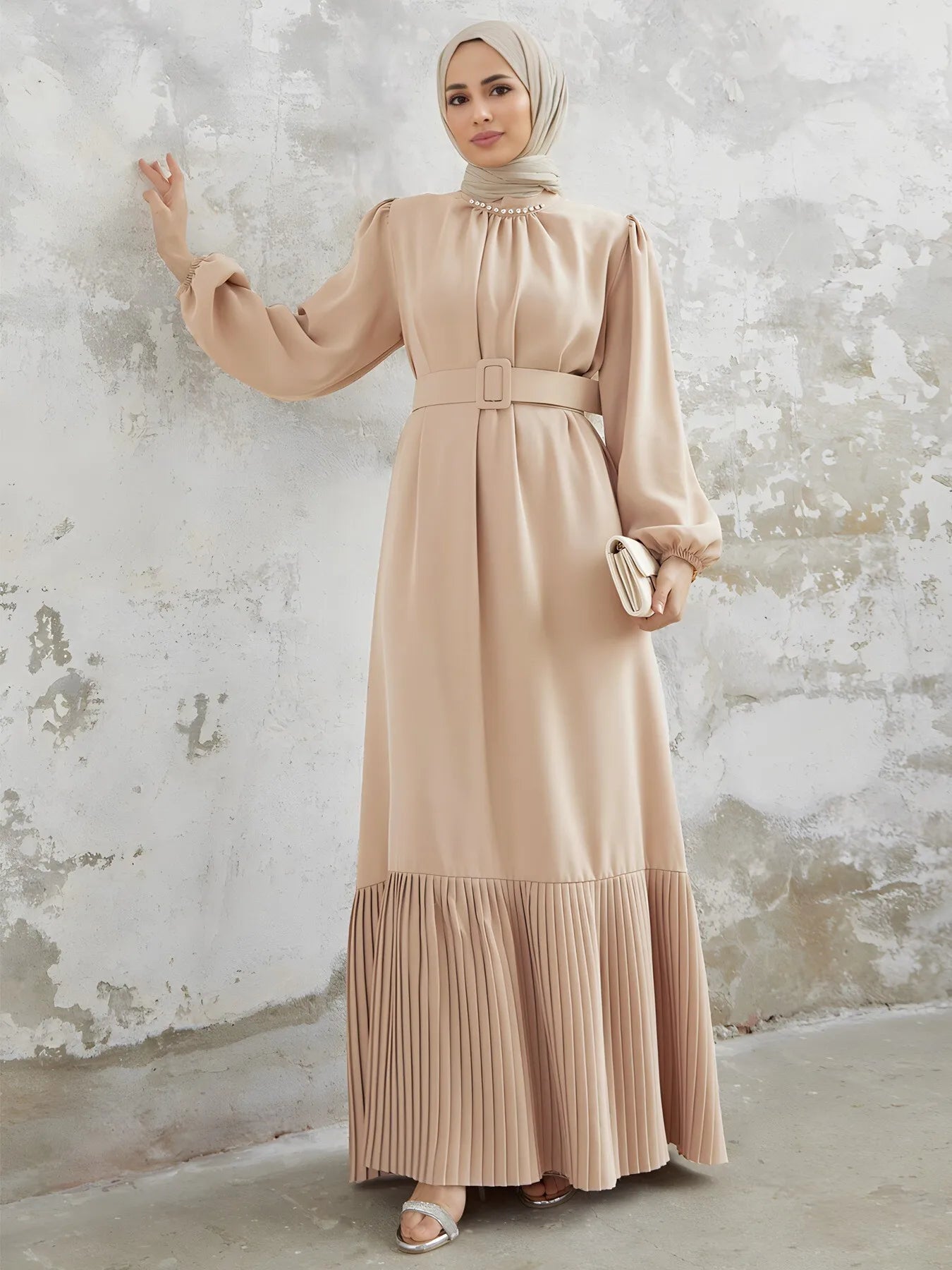 Elegant Ruffle Abaya