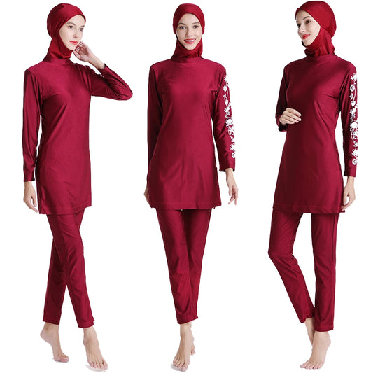 Swimwear with Hijab, Modest Swimwear, Islamic Swimwear, Muslim Women's