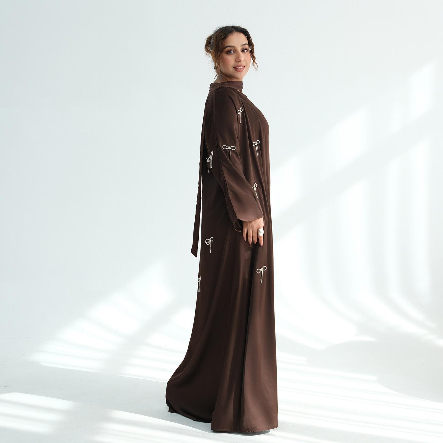 Elegant Bow 2-Piece Abaya Set