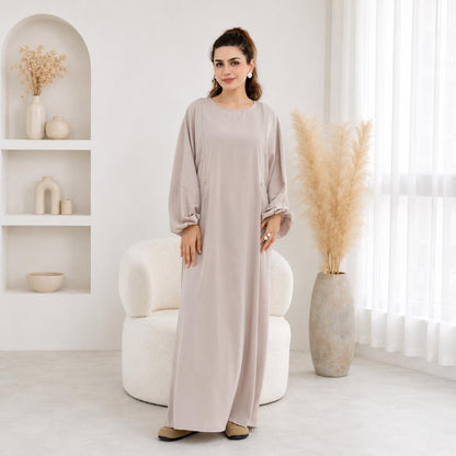 Breastfeeding Abaya: Comfortable Modest Full-Length Loose Fit Dress