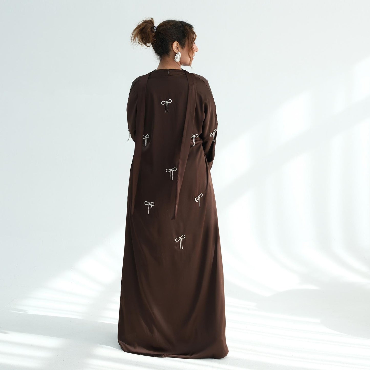 Elegant Bow 2-Piece Abaya Set