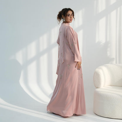 Elegant Bow 2-Piece Abaya Set