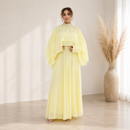 Abaya for | Dubai Style Maxi Dress | Elegant Modest Islamic Dress | Eid, Ramadan & Party Wear