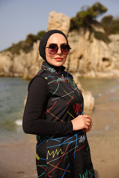 Rainbow Series: Basil Burkini