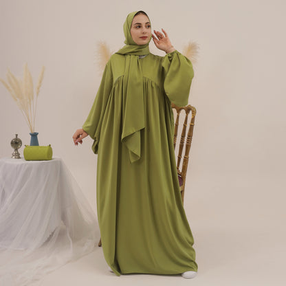Abaya– Soft, Loose Fit, Long Sleeve Maxi Dress