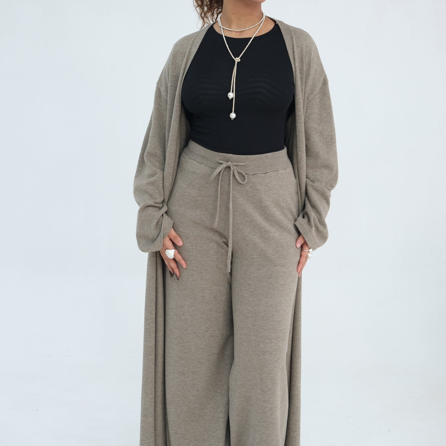 Mocha Elegance Set | Anab Abaya