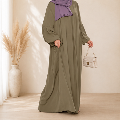 Abaya Elegant | Loose Fit Modest Dress | Muslim Fashion