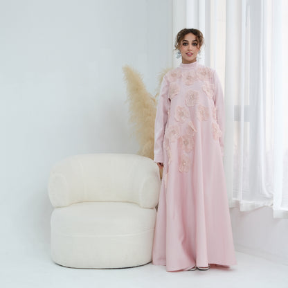 Turkish-style Abaya for Women | Modest Maxi Dress | Elegant Muslim Dress.