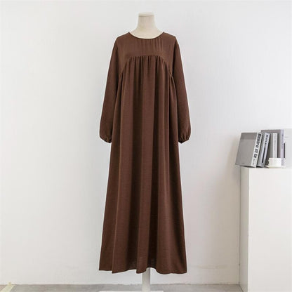 Abaya– Soft, Loose Fit, Long Sleeve Maxi Dress